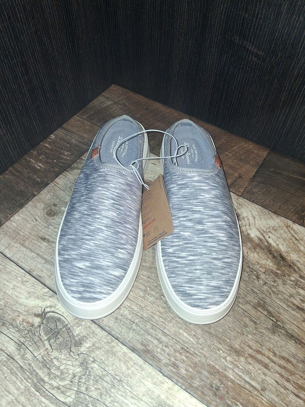 Dearfoams Comfort Annie Clog Slip On Sneakers Heather Gray Size 9